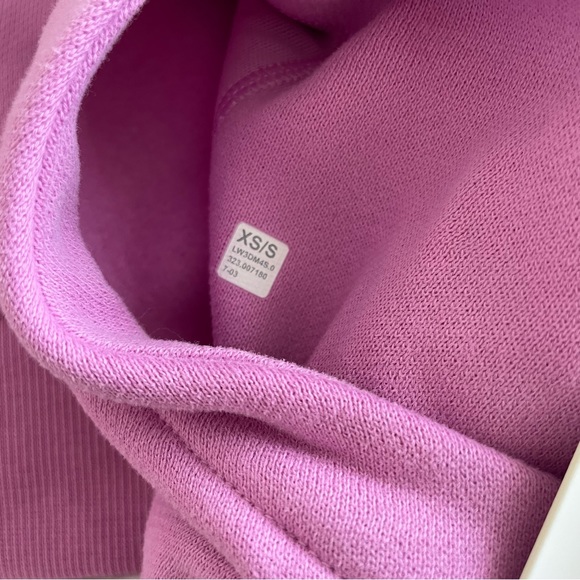 NWT Lululemon Scuba Oversized Half Zip Hoodie Dahlia Mauve Size XS/S - Picture 7 of 12